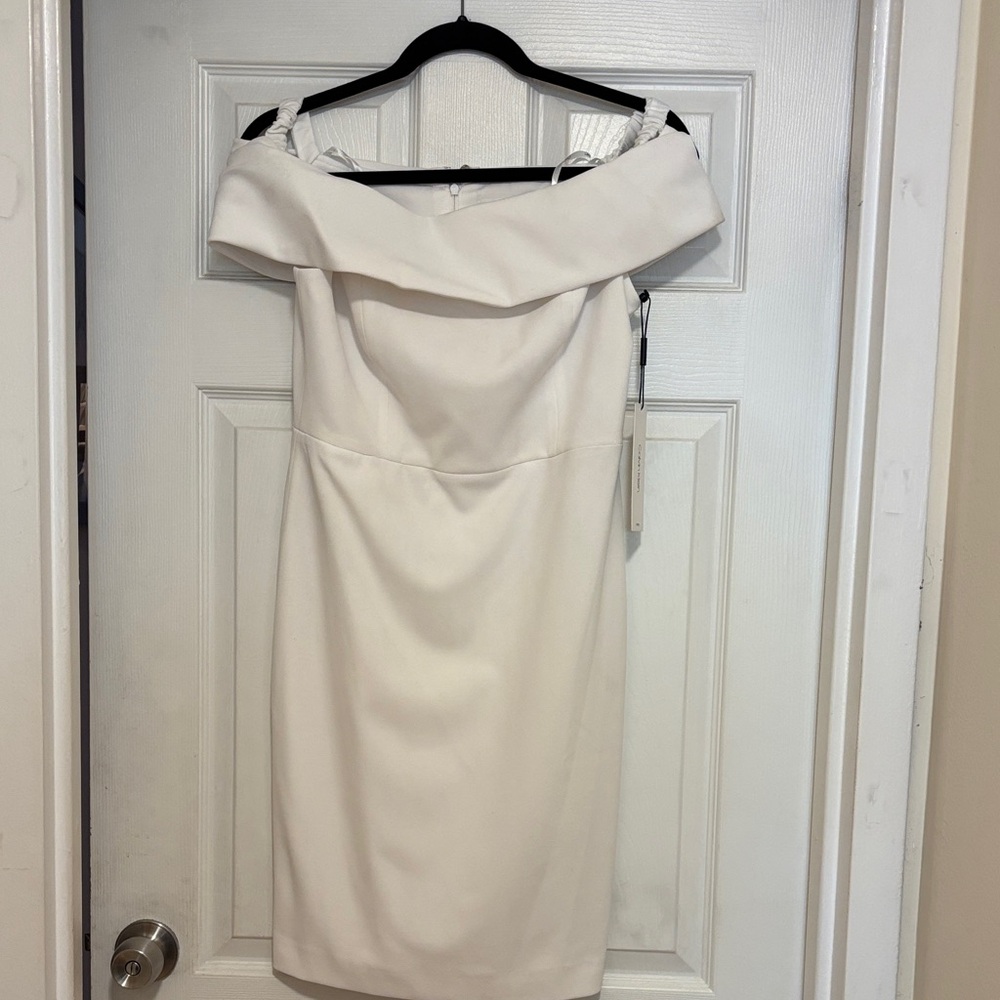 NWT Calvin Klein Strapless White Dress